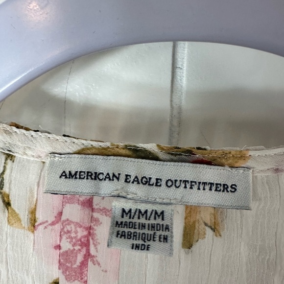 American Eagle Outfitters Romantic Rose Floral Kimono Women’s Size Medium - Picture 9 of 9